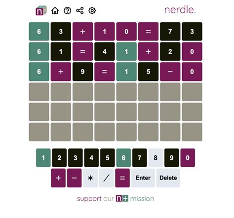 nerdle game|Nerdle .